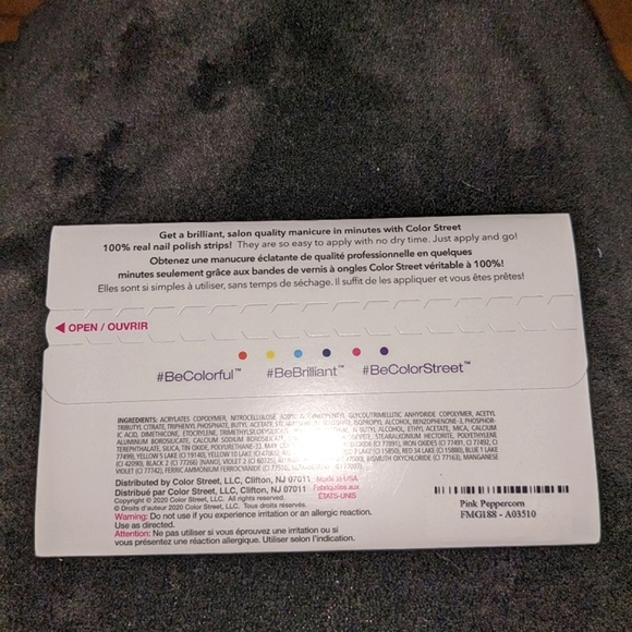 Last chance! Color Street Pink Peppercorn Pink and Holographic Glitter Nails - Picture 8 of 10